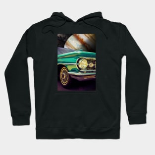 Classic Car in Outer Space Hoodie